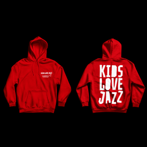 Kids Love Jazz Hoodie Red