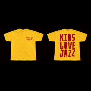 Kids Love Jazz T-shirt YELLOW